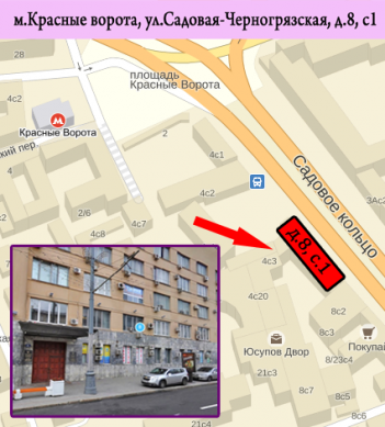 Карта печатей на Красных воротах